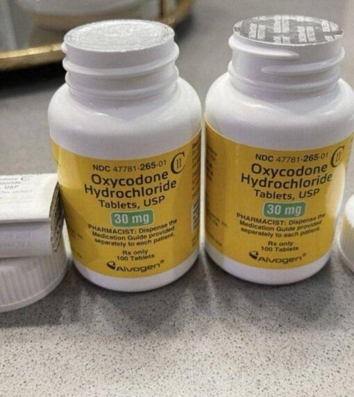 Oxycodone hydrochloride 30mg 100 comprimés par boîte
